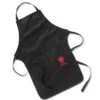 Weber Grillschürze Schwarz Mit Rotem Kugelgrill