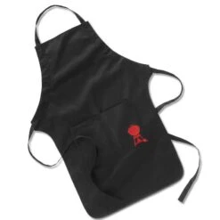 Weber Grillschürze Schwarz Mit Rotem Kugelgrill