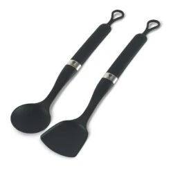 Weber Wok Besteckset Schwarz
