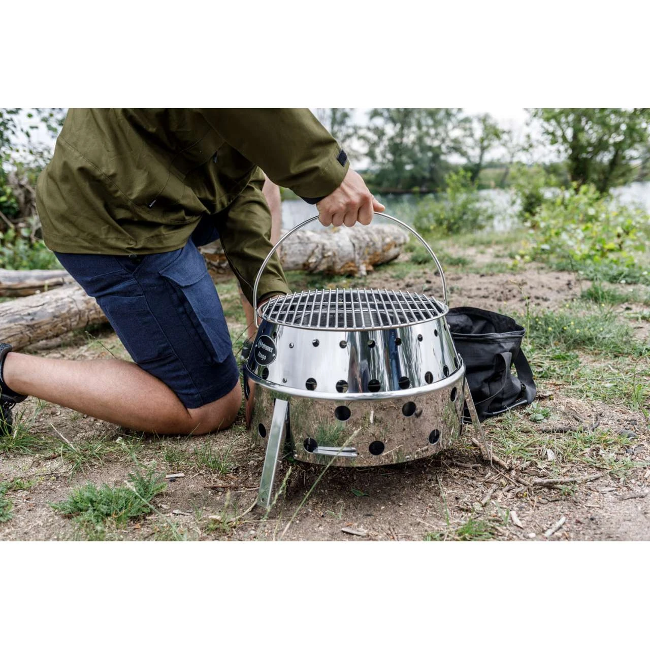 Petromax Atago Holz/Holzkohle Grill Feuerschale Feuerstelle Campinggrill Ø 34 Cm 8 Petromax Atago Holz/Holzkohle Grill Feuerschale Feuerstelle Campinggrill Ø 34 Cm – Bild 6