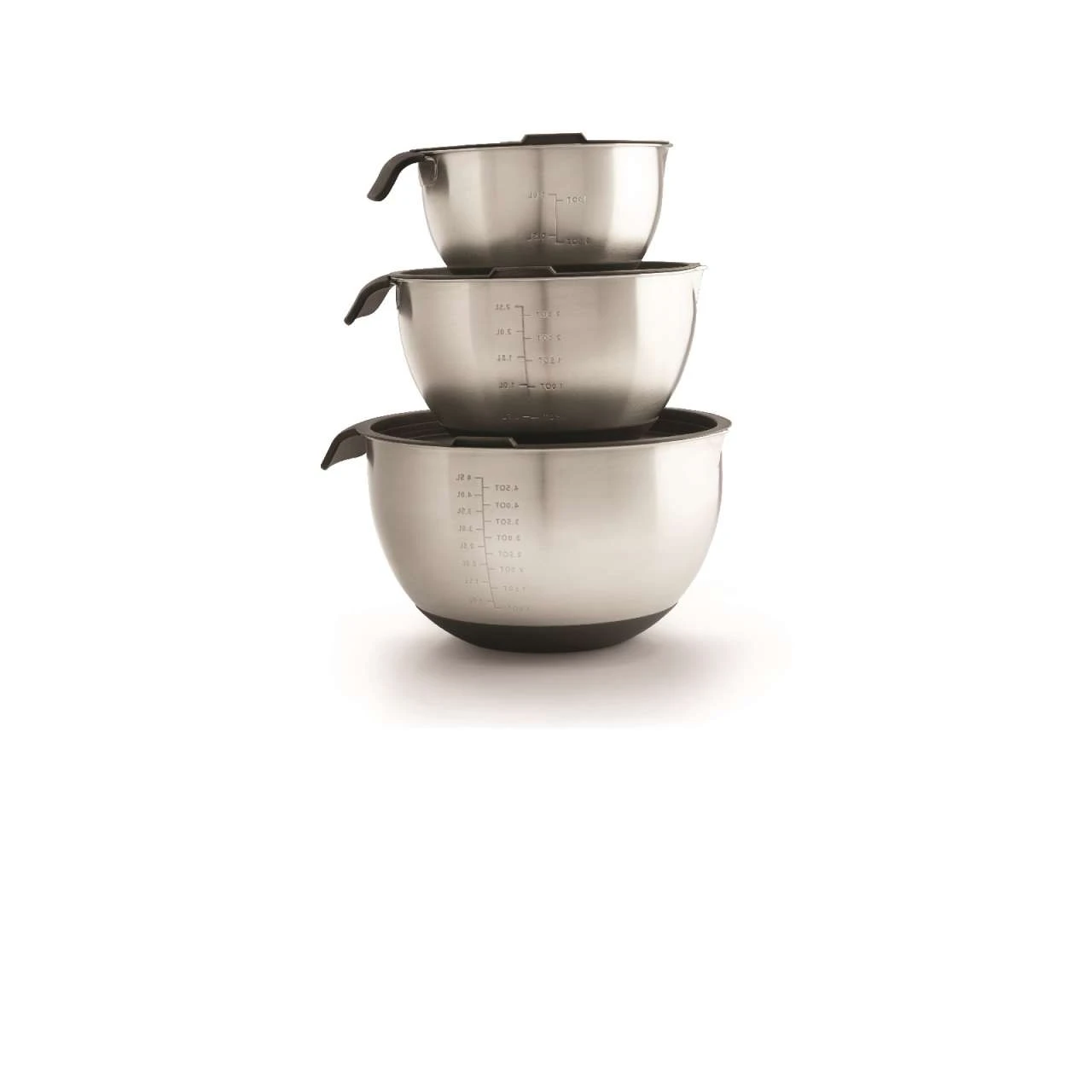 Napoleon 3er-Schüssel-Set Edelstahl In 3 Verschiedenen Größen 70042 4 Napoleon 3er-Schüssel-Set Edelstahl In 3 Verschiedenen Größen 70042 – Bild 2