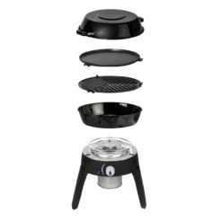 Cadac Safari Chef 30 HP Hochdruck Gasgrill Campinggrill 30mbar ø 30 Cm 6540H1-10-EU
