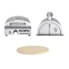 Allgrill MULTI-KULTI Set 3 Zündgesichert - Gasgrill + Pizzahaube + Pizzastein Ø 31 Cm