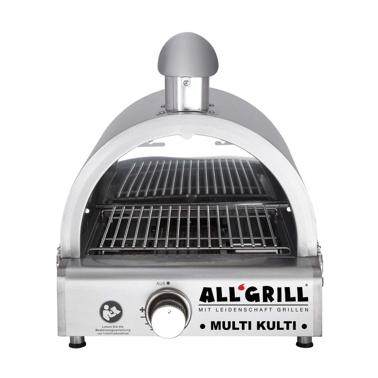 Allgrill MULTI-KULTI Set 3 Zündgesichert - Gasgrill + Pizzahaube + Pizzastein Ø 31 Cm 5 Allgrill MULTI-KULTI Set 3 Zündgesichert - Gasgrill + Pizzahaube + Pizzastein Ø 31 Cm – Bild 3