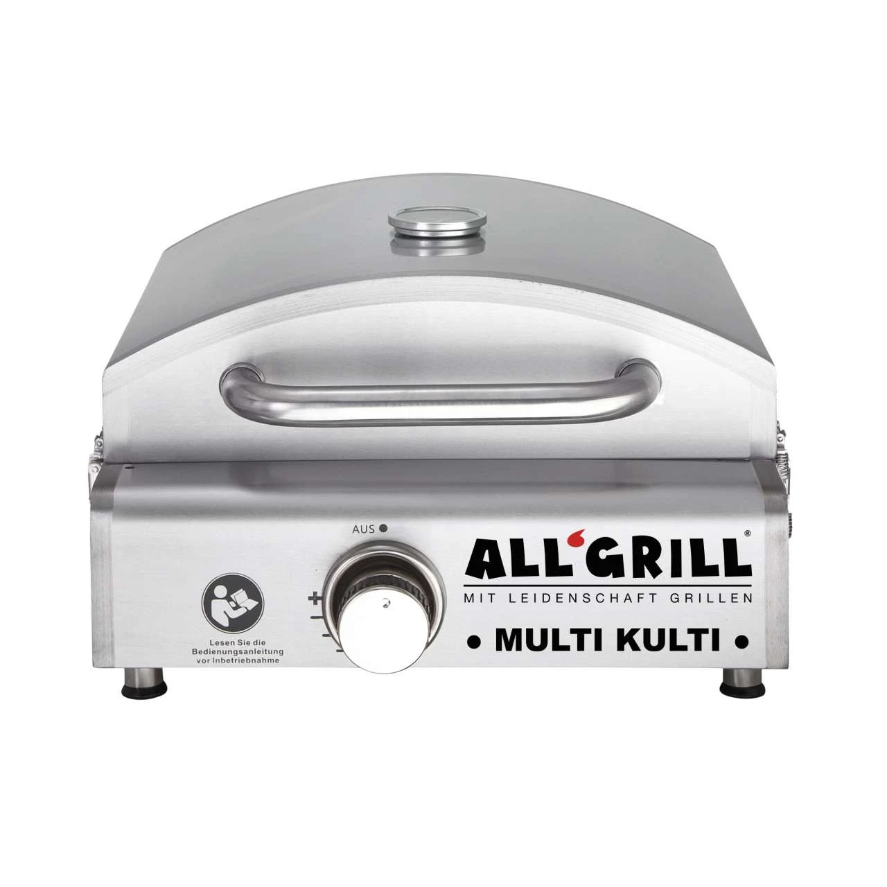 Allgrill MULTI-KULTI Set 3 Zündgesichert - Gasgrill + Pizzahaube + Pizzastein Ø 31 Cm 7 Allgrill MULTI-KULTI Set 3 Zündgesichert - Gasgrill + Pizzahaube + Pizzastein Ø 31 Cm – Bild 5