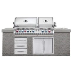 Napoleon Prestige Pro 825 Edelstahl Einbau-Gasgrill 33,3 KW 9 Brenner Inkl. Drehspieß-Set BIPRO825RB -Grillwerkstatt 000524700000 2 1280x1280