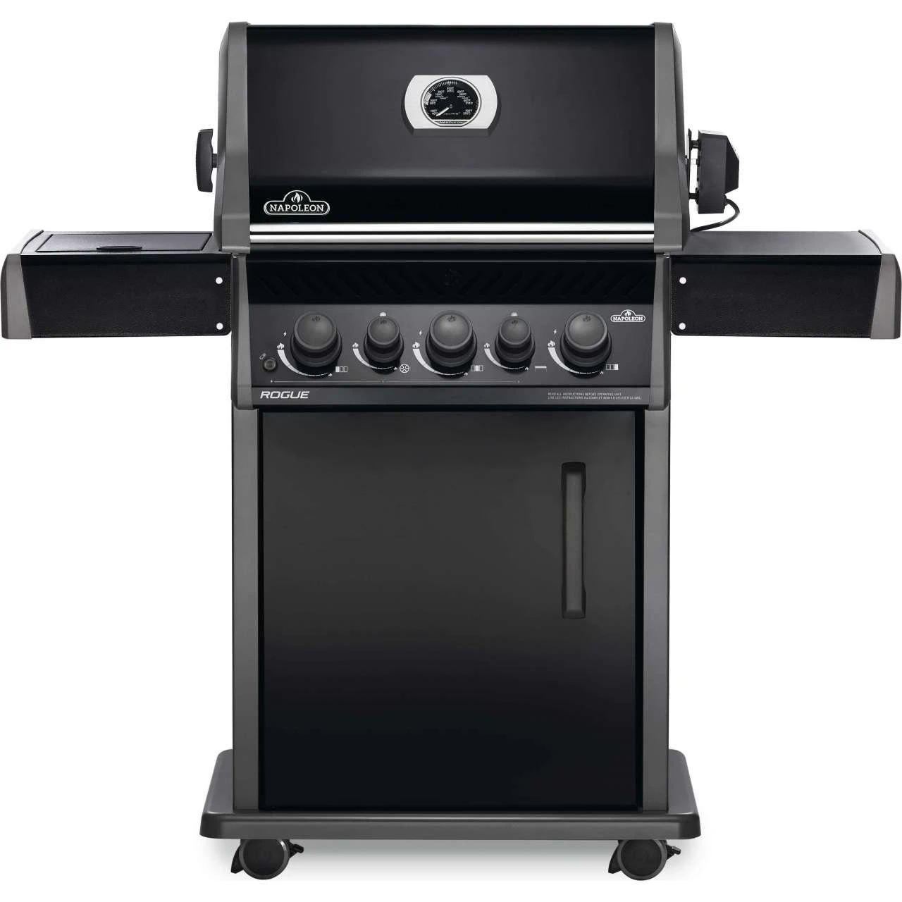 Napoleon Rogue RB 425 Schwarz Gasgrill 22,25 KW 5 Brenner Mit Drehspieß-Set RB425RSBPK-1 3 Napoleon Rogue RB 425 Schwarz Gasgrill 22,25 KW 5 Brenner Mit Drehspieß-Set RB425RSBPK-1