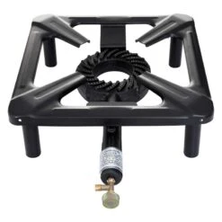 Paella World Hockerkocher Groß Ca. 40 X 40 X 14-18 Cm Ohne Zündsicherung Gaskocher