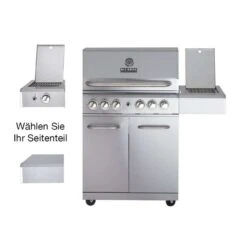 Titelseite 21 Allgrill ALLROUNDER Modular L Gasgrill 4 Brenner/Seitenkocher/Backburner