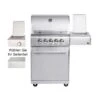 Allgrill Top-Line Modular CHEF M Gasgrill 3 Brenner/Seitenkocher/Backburner