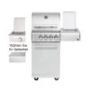 Allgrill Top-Line Modular CHEF S Gasgrill 2 Brenner/Seitenkocher/Backburner