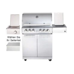 Allgrill Top-Line Modular CHEF L Gasgrill 4 Brenner/Seitenkocher/Backburner