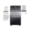 Allgrill Top-Line Modular CHEF M Black Gasgrill 3 Brenner/Seitenkocher/Backburner