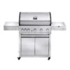 Grandhall Gasgrill Elite G5 Trolley Edelstahl 5 Brenner, 1 Sear Burner, 1 Heckbrenner K05000339A -Grillwerkstatt 000599790000 0 1280x1280