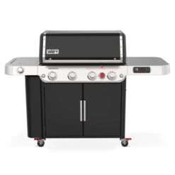 Weber Gasgrill Genesis EPX-470 Smart Grill Black Mit Großer Grillplatte Und Grillbeleuchtung