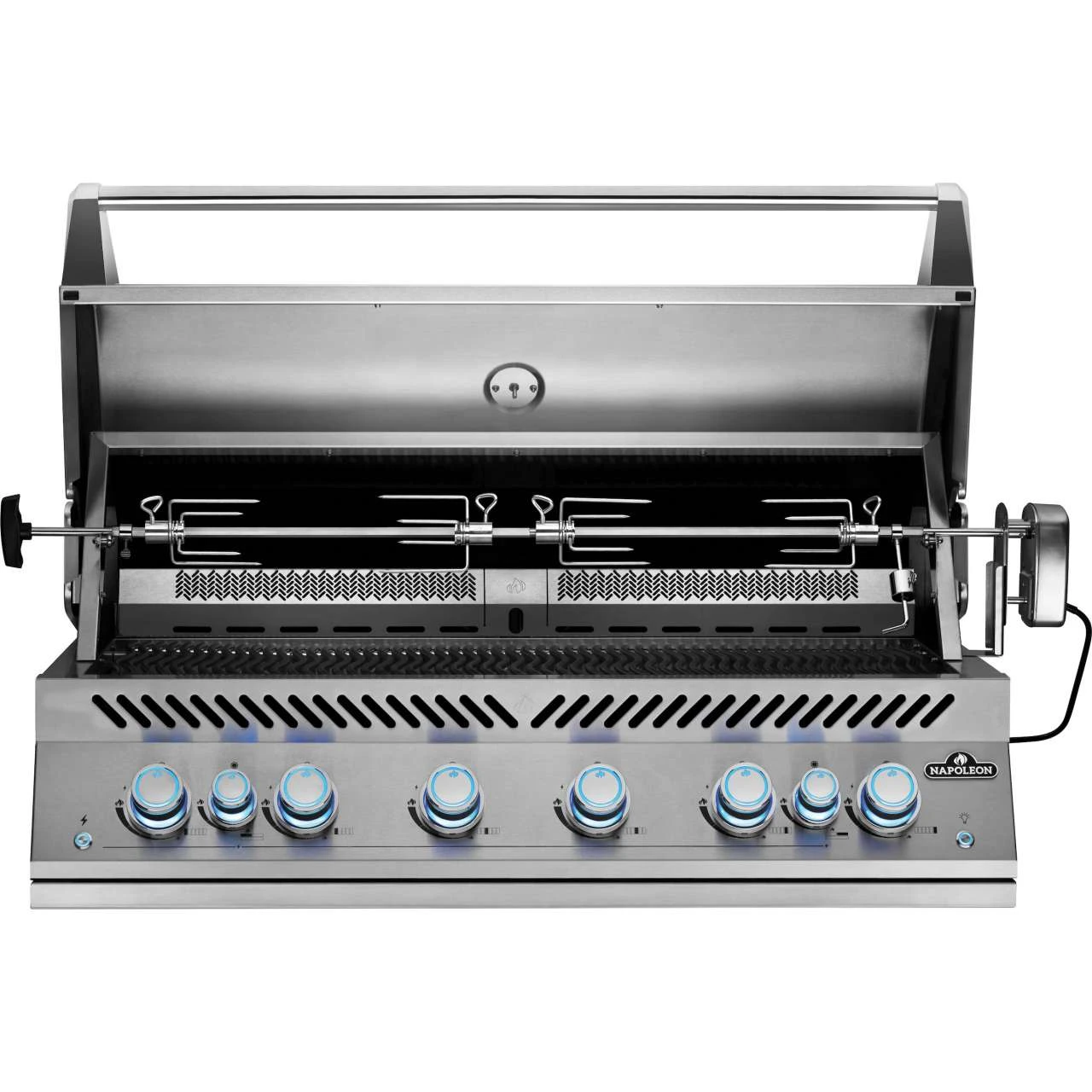 Napoleon BIG44 Einbau-Gasgrill 700 Series Built In 44" Edelstahl Inkl. Drehspieß 31,6 KW 8 Brenner 7 Napoleon BIG44 Einbau-Gasgrill 700 Series Built In 44" Edelstahl Inkl. Drehspieß 31,6 KW 8 Brenner – Bild 5