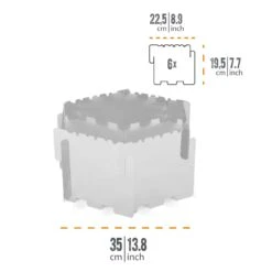 Petromax Atago Reflektorschild Zur Erweiterung Des Petromax Atago Campinggrills -Grillwerkstatt 000617950000 2 1280x1280
